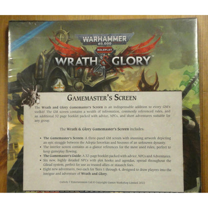 Image of Warhammer 40k Wrath & Glory RPG Gamemaster's Screen CB72604
