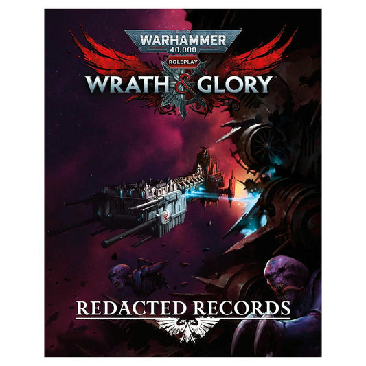 Image of Warhammer 40k Wrath & Glory RPG Redacted Records Sourcebook CB72616