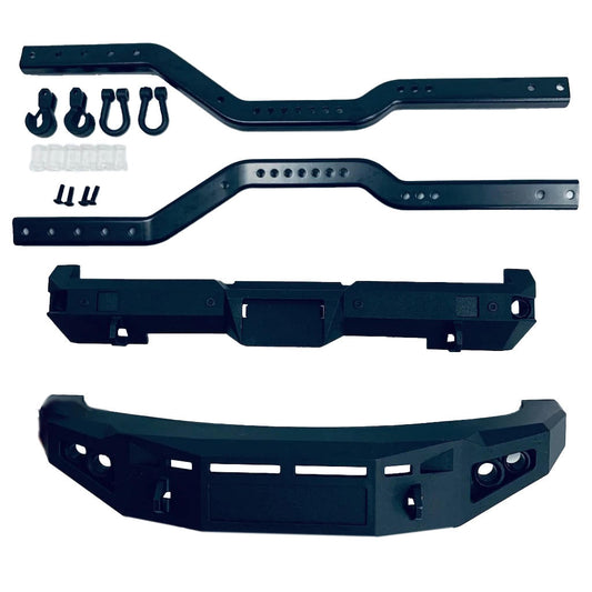 Image of Black Bumper Set (Molded Front & Rear for F450)
