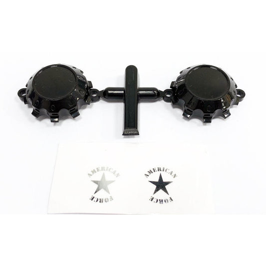 Image of American Force H01 Contra Wheel Cap Black w/ Decal