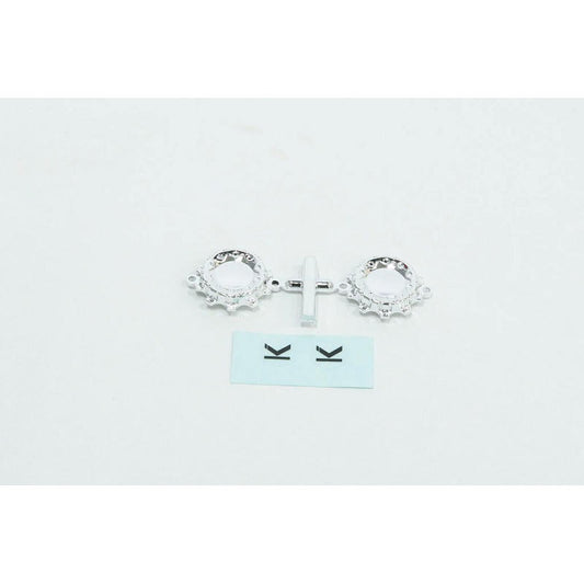 Image of Chrome Wheel Cap, w/Decal, for KG1 Forged KD014 Trident, 2pcs