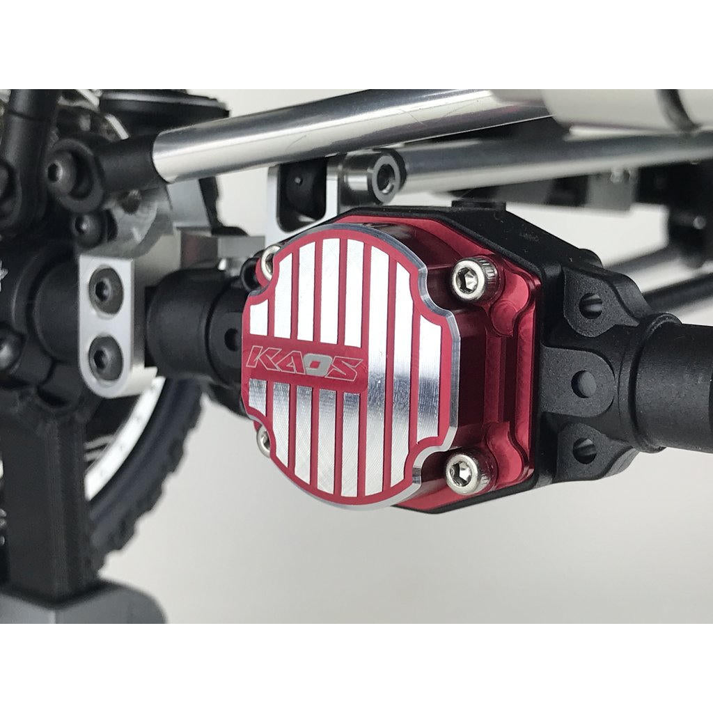 Image of Differential Cover (CNC, Red Anodized) 1pc