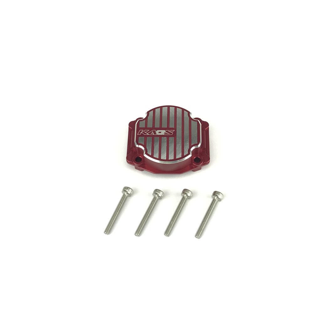 Image of Differential Cover (CNC, Red Anodized) 1pc