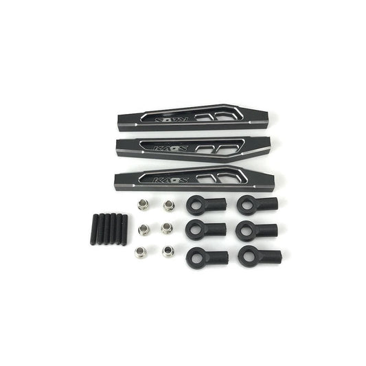 Image of Front Upper & Lower Suspension Links (69mm, CNC Aluminum, Bla