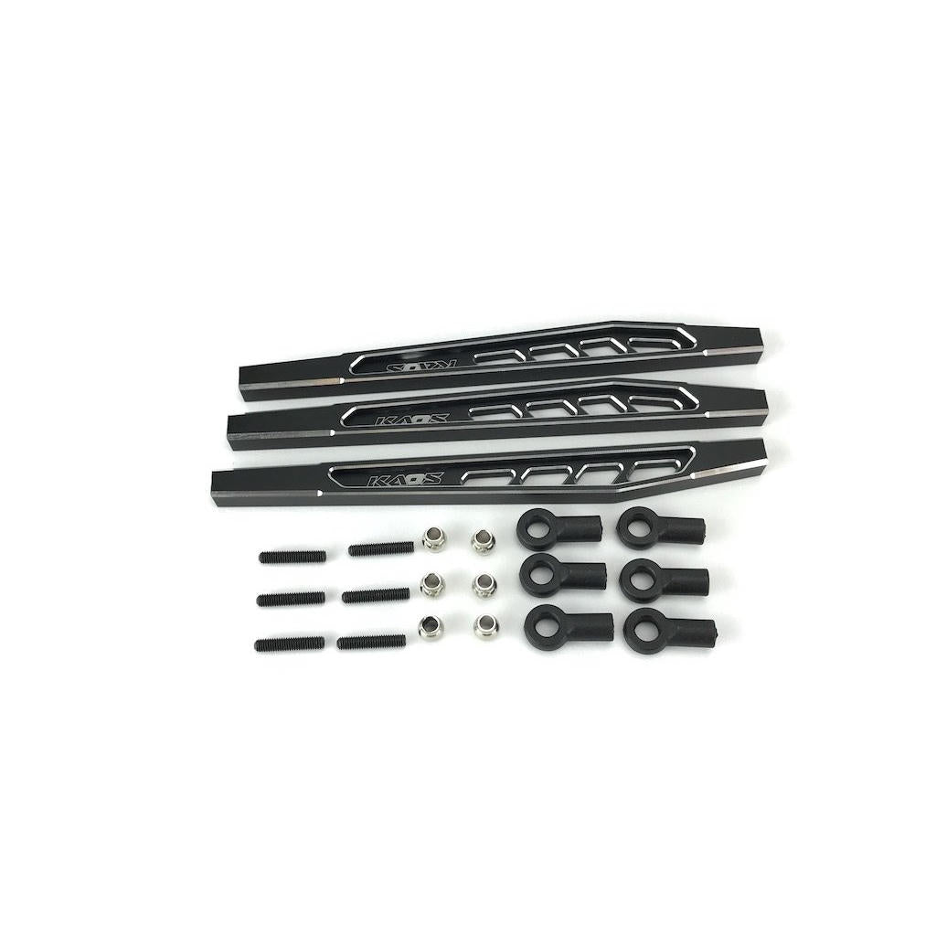 Image of Rear Upper & Lower Suspension Links (117mm, CNC Aluminum, Bl