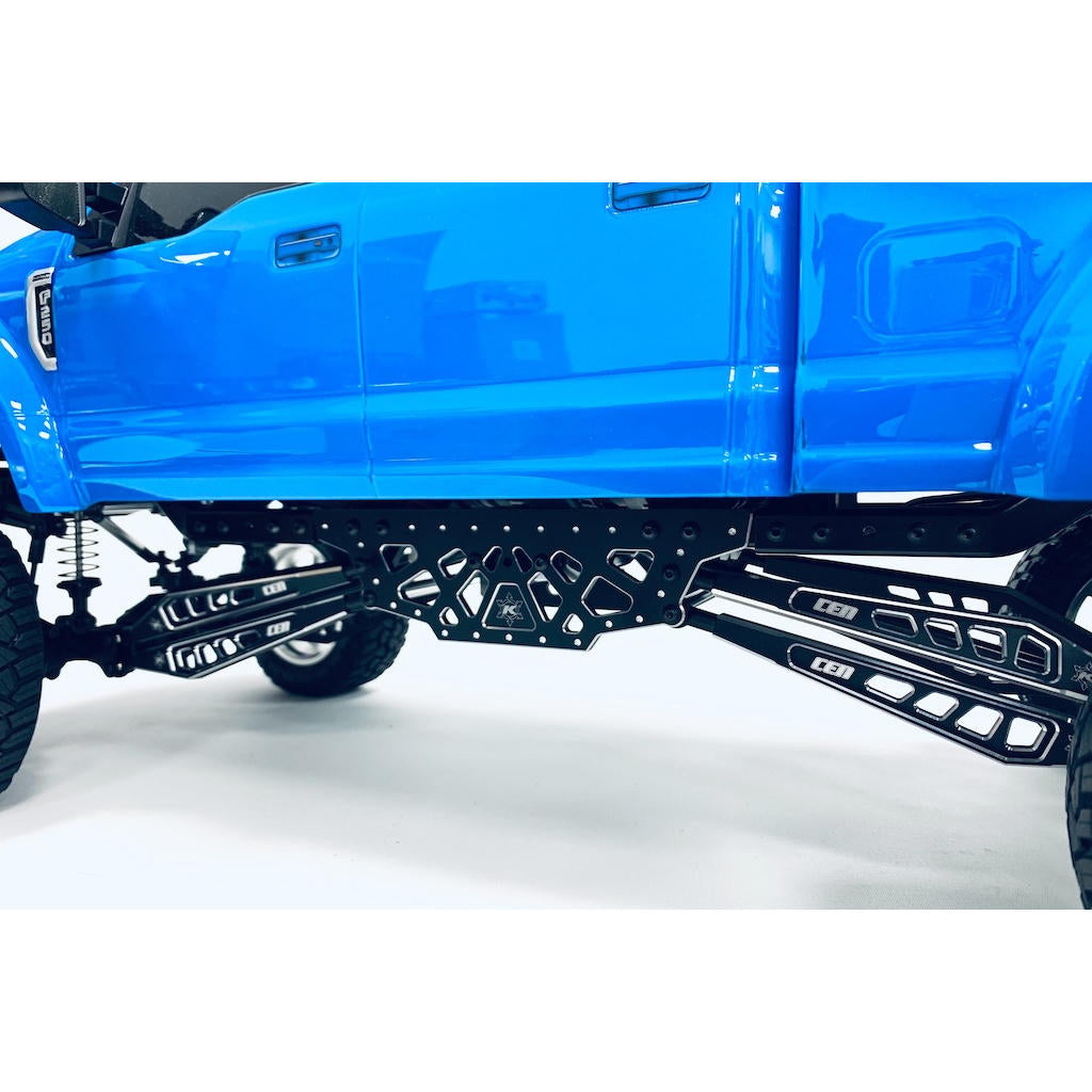 Image of KAOS Suspension Linkage Set for F250 chassis, black anodiz