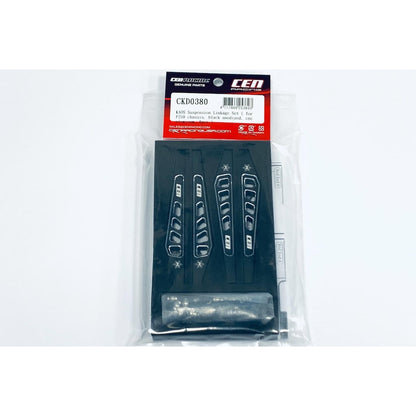 Image of KAOS Suspension Linkage Set for F250 chassis, black anodiz