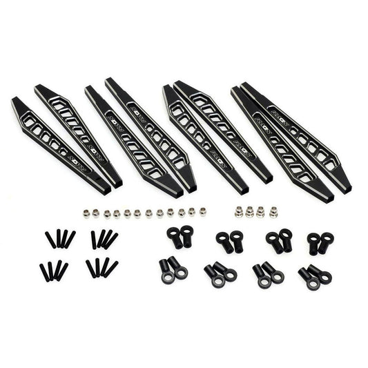 Image of KAOS Suspension Linkage Set, Black Anodized, for F-450, 8pc