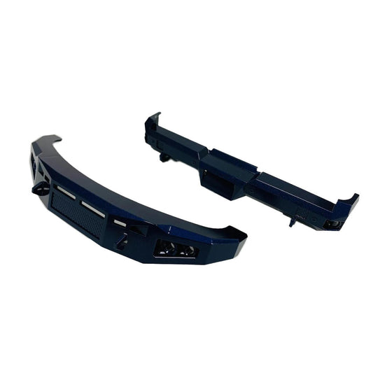 Image of Blue Galaxy Bumper Set. (f/r, for F250 pr F450)