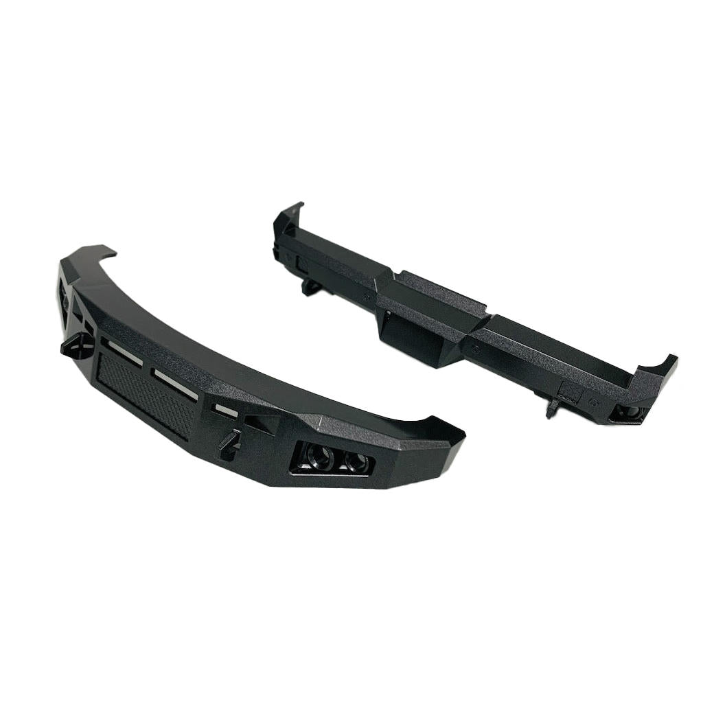 Image of Grey Titanium Bumper Set. (f/r for F250 or F450)