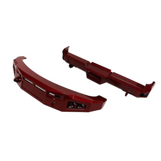 Image of RED Candy Apple Bumper Set. (f/r, for F250 or F450)