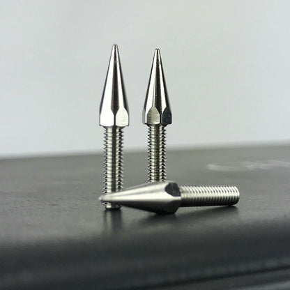 Image of CEN Racing KAOS Silver Bullet Spiked Wheel Lugs (40pcs) (M2.5mm studs w/Tool)