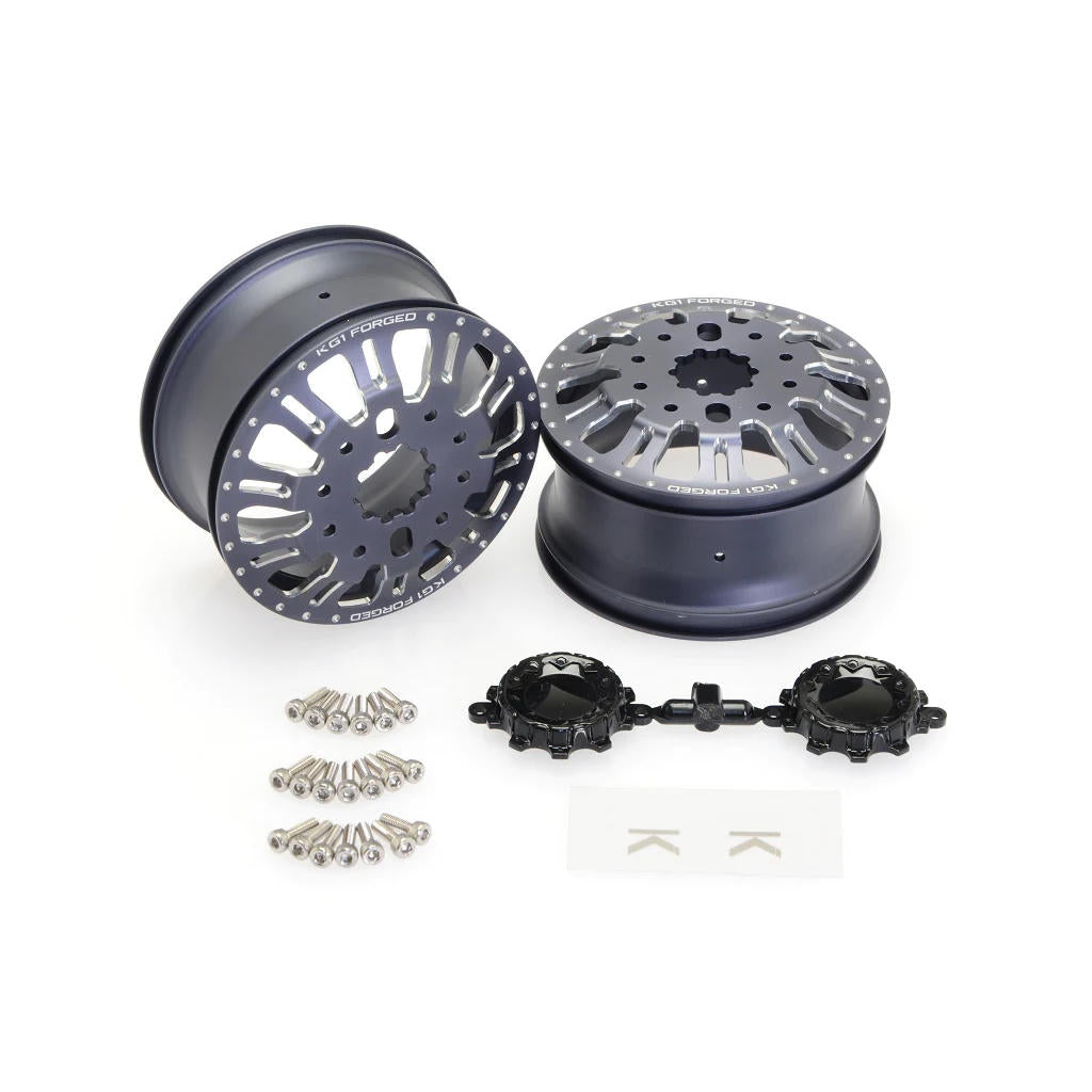 Image of KG1 KD004 Duel Front Dually Wheel (Gunmetal Anodized,