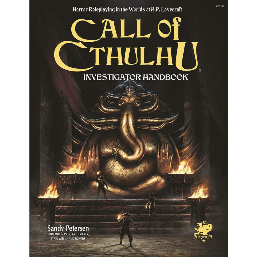 Image of Call of Cthulhu RPG 7th Edition Investigator's Handbook CHA23136-H