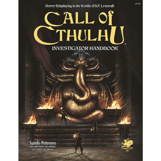 Image of Call of Cthulhu RPG 7th Edition Investigator's Handbook CHA23136-H