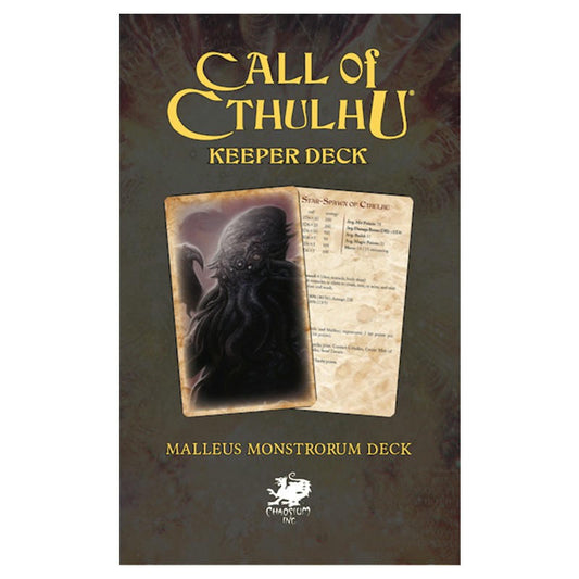 Image of Call of Cthulhu RPG Keeper Deck: Malleus Monstrorum CHA23171