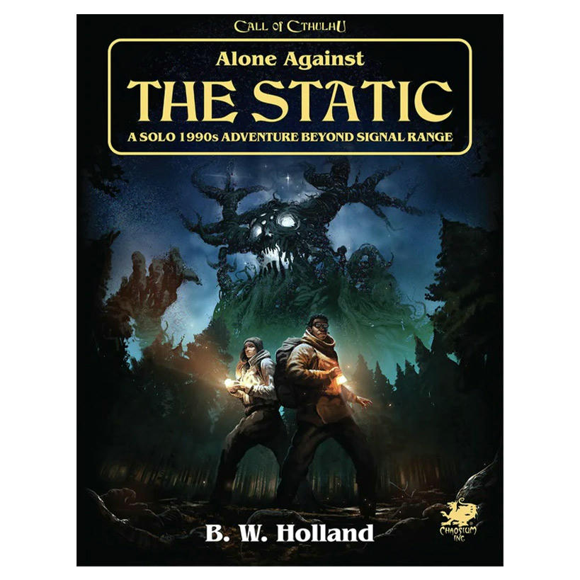 Image of Call of Cthulhu RPG: Alone Against the Static 1990's Solo Adventure CHA23181-H