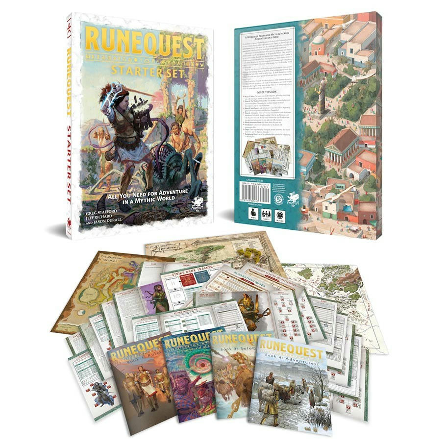 Image of Runequest: Roleplaying in Glorantha Starter Set CHA4035-X RPG