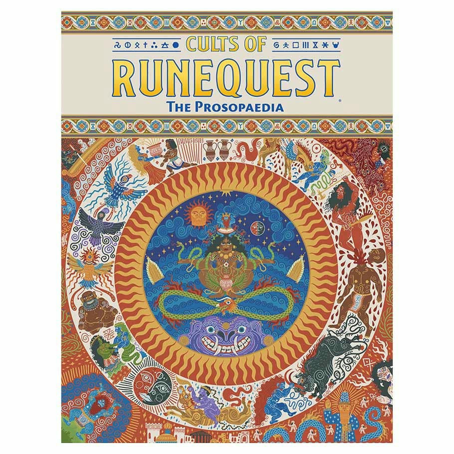 Image of Runequest RPG: Cults of Runequest: The Prosopaedia Sourcebook (HC) CHA4042-H
