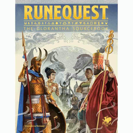 Image of Runequest RPG: The Glorantha Sourcebook (HC) CHA4046-H