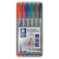 Image of Lumocolor Wet Erase Non-Permanent Mat Marker Set (6pcs) CHX03156