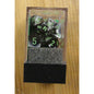 Image of Chessex Mini Gemini Black-Grey/Green Polyhedral Dice Set D20/12/10/%/8/6x2/4