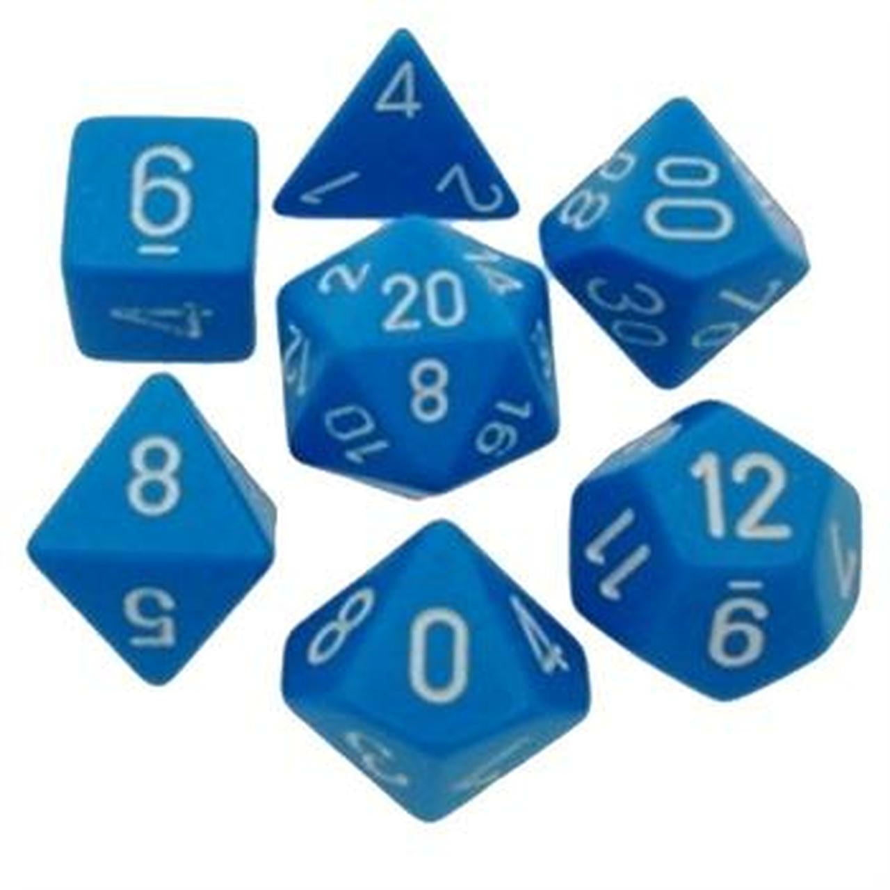 Image of Opaque: Poly Set Light Blue/White (7)
