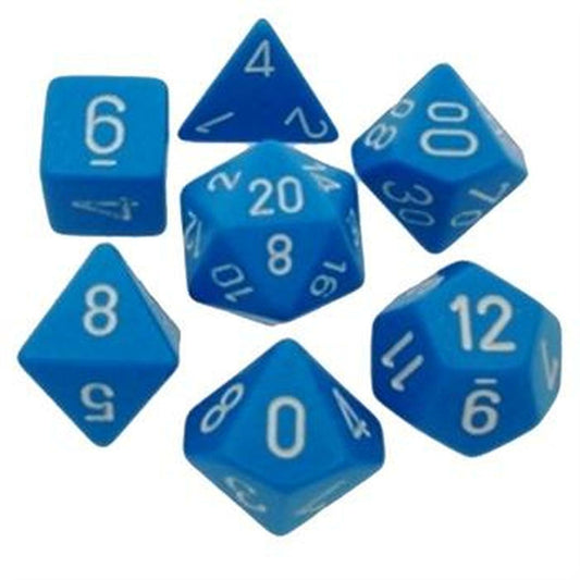Image of Opaque: Poly Set Light Blue/White (7)