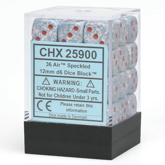 Image of Chessex Speckled Air Elemental d6 (36pcs) Dice Set CHX25900