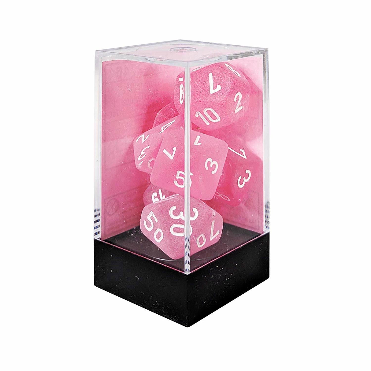 Image of Frosted: Poly Pink/White (7)