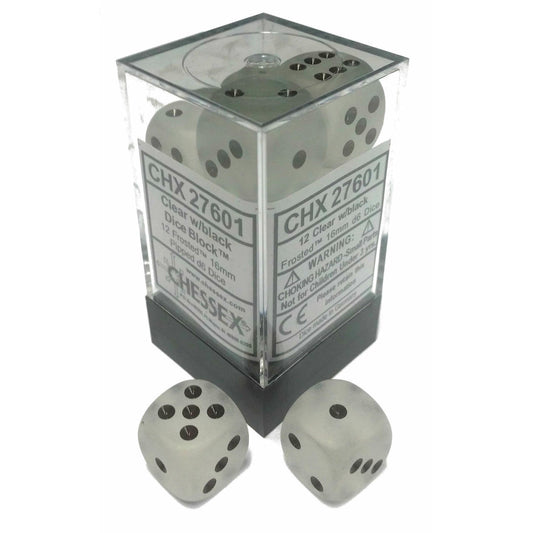 Image of Frosted: 16mm D6 Clear/Black (12)