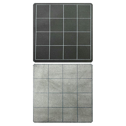 Image of Chessex Double Sided Black/Gray 48x34 1/2 Double Sided 1 Squares Battle Map