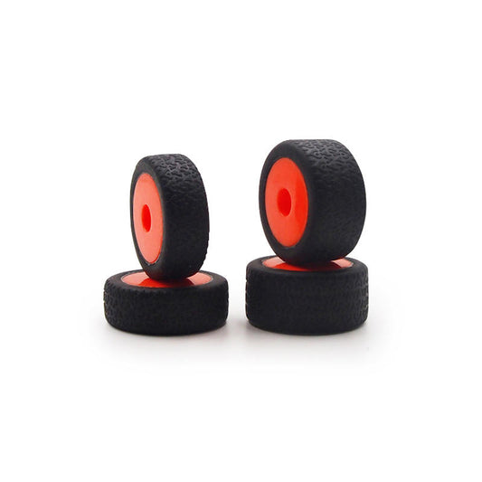 Image of GT24B Tires, Mounted (4): Orange Wheels