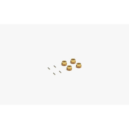Image of Brass Weight Wheels Hex Set (4pcs) for MSA-1E Trucks