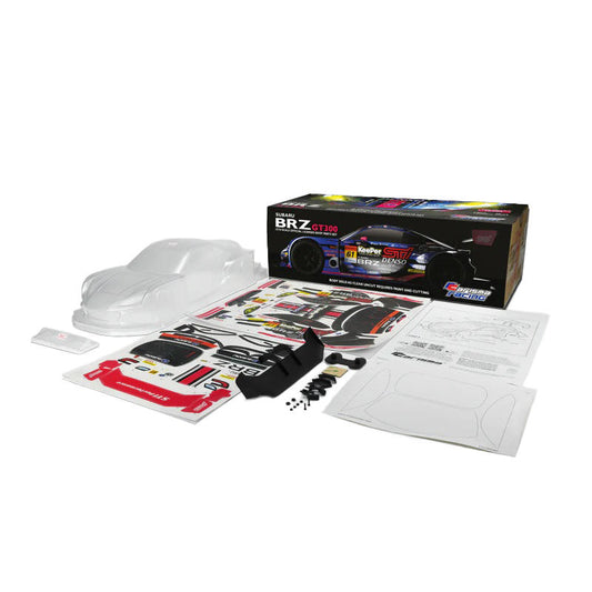 Image of 2021 Subaru BRZ GT300 190mm Hi-Def Clear Body & Decal Pack