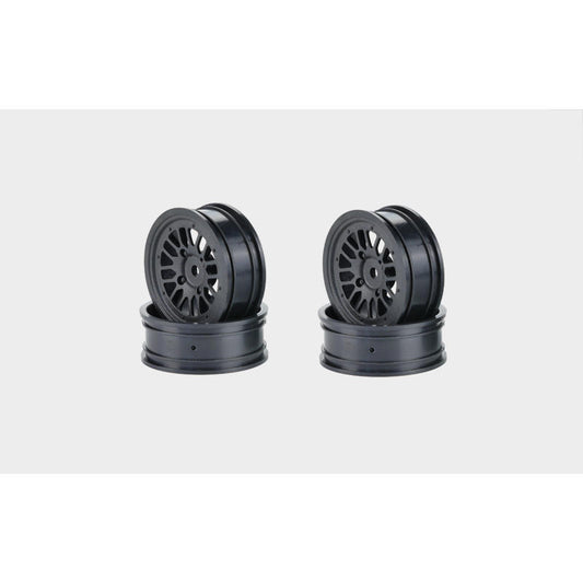 Image of Multi Spoke Front Drag Spec Racing Wheels BLK (4) 12mm Hex