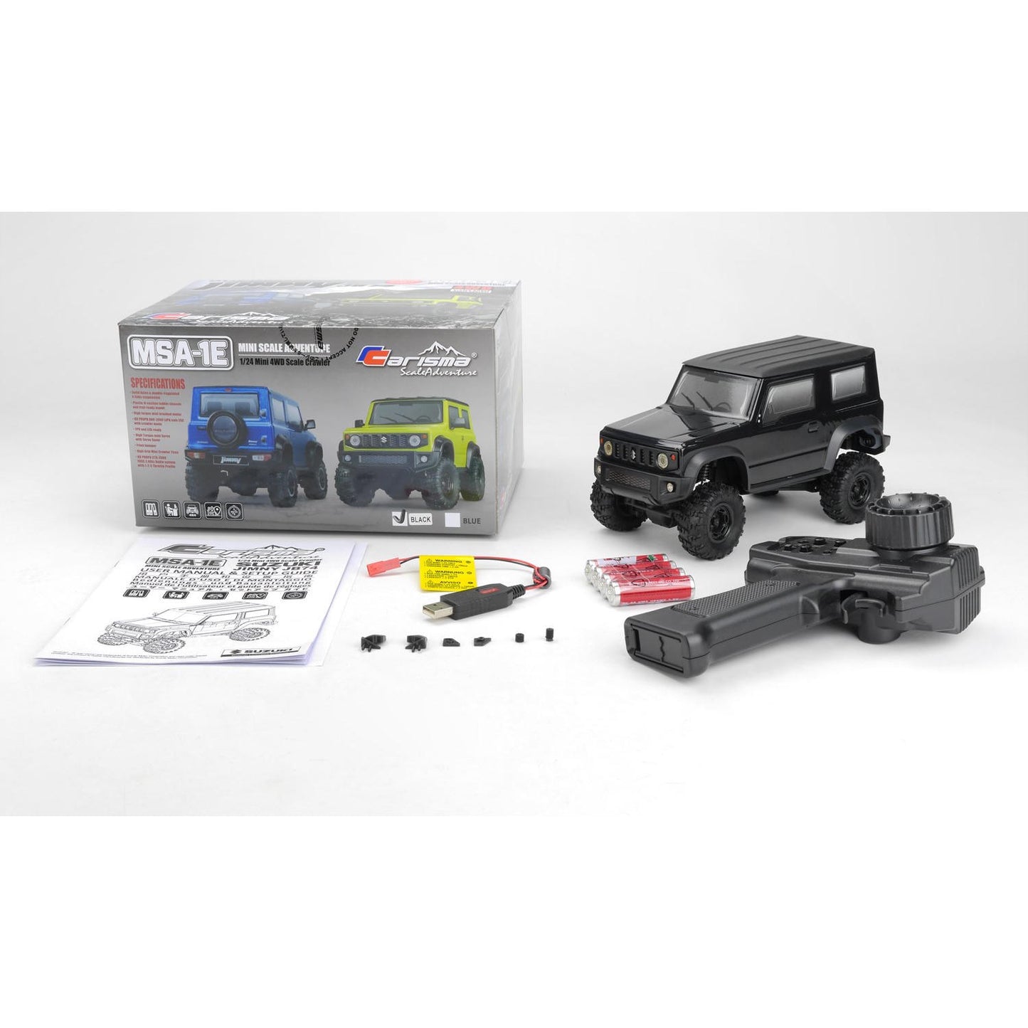 Image of MSA-1E 1/24 Suzuki Jimny JB74 Scale Crawler, RTR, Black