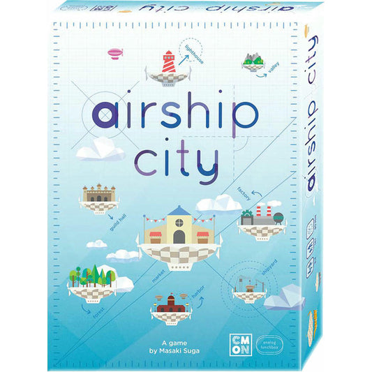 Image of Airship City Board Game by CMON COLASC001 3-4play, 14+, 90 Minutes
