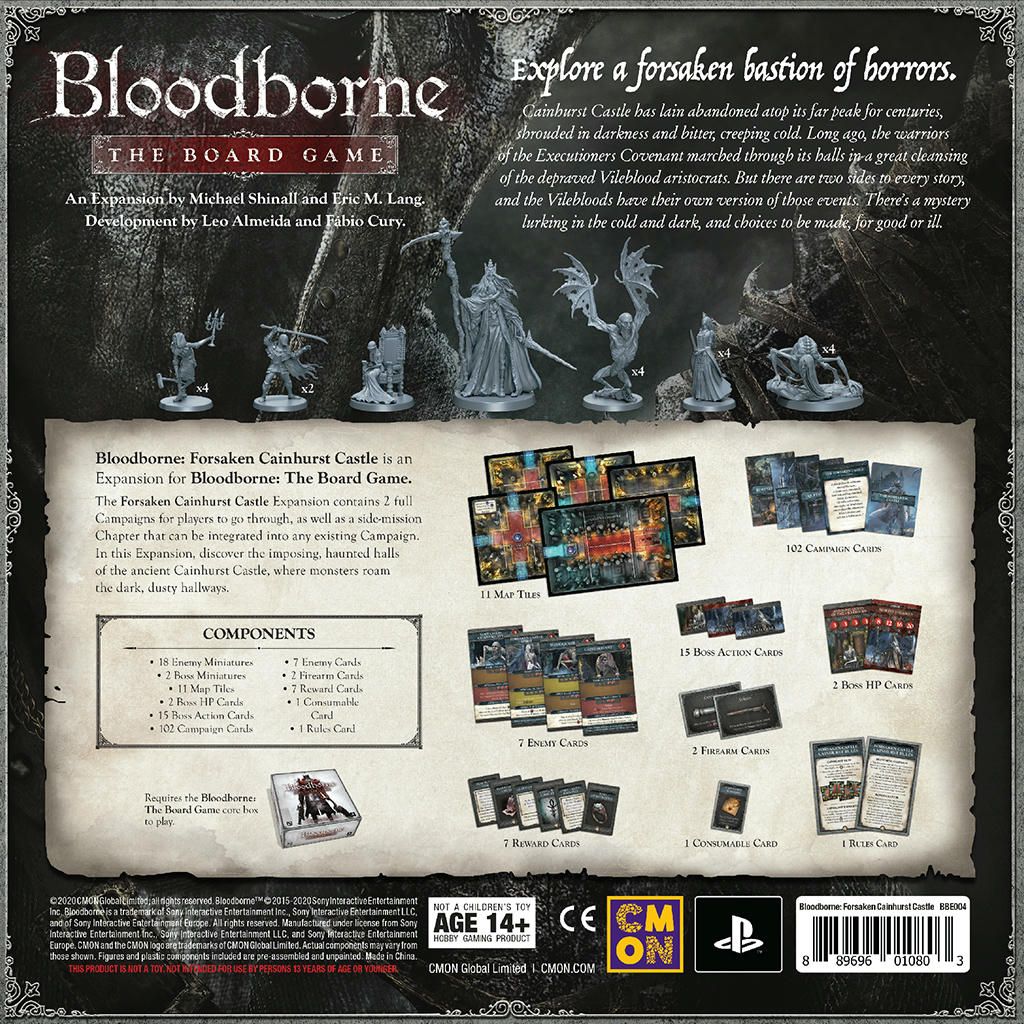 Image of Bloodborne: The Board Game Forsaken Cainhurst Castle Expansion COLBBE004