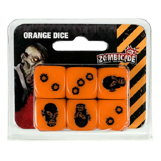 Image of Zombicide: Orange Dice Set by Guillotine Games COLGUG0034
