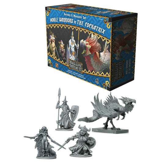 Image of Massive Darkness Board Game: Noble Warriors vs the Cockatrix Expansion COLMD005