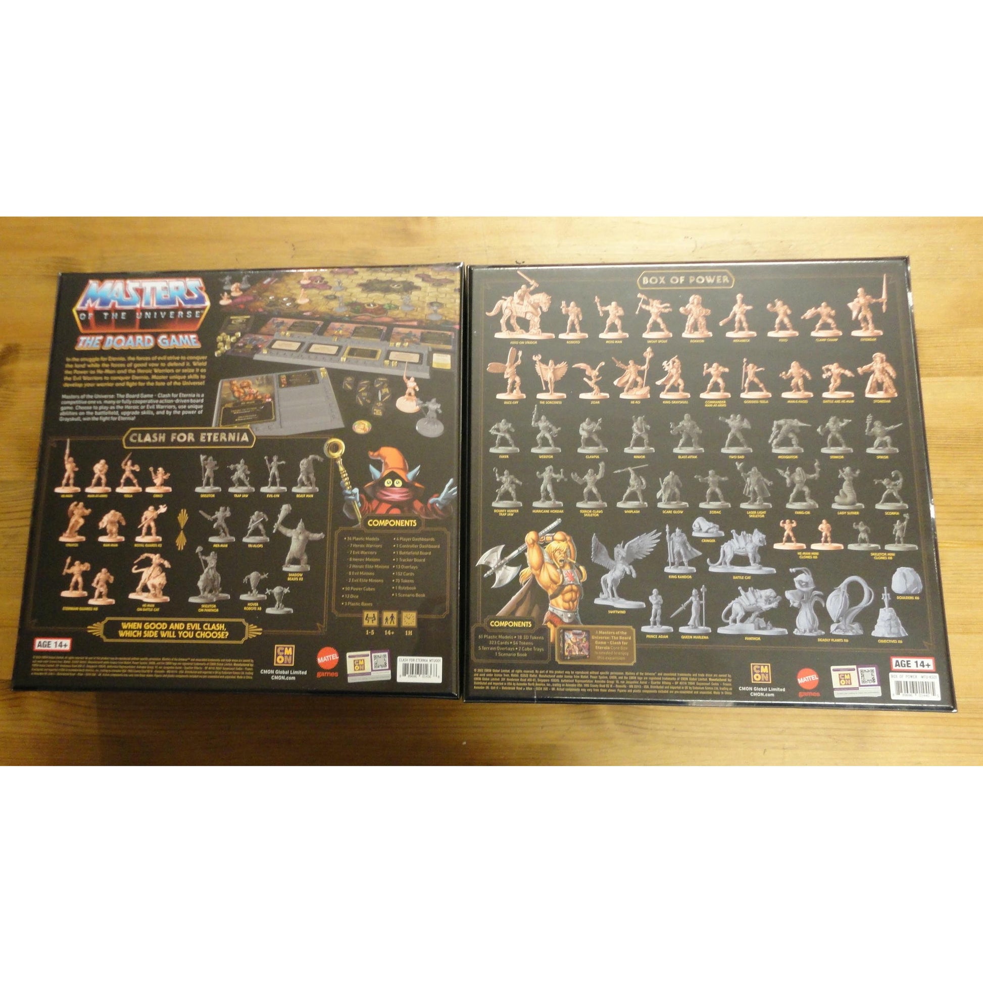 Image of Masters of the Universe Clash For Eternia Kickstarter (Main Game + Box of Power)