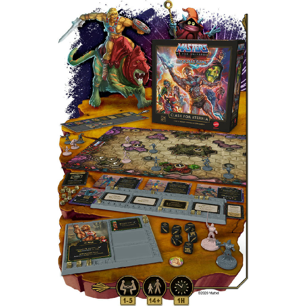 Image of Masters of the Universe Clash For Eternia Board Game COLMTU001