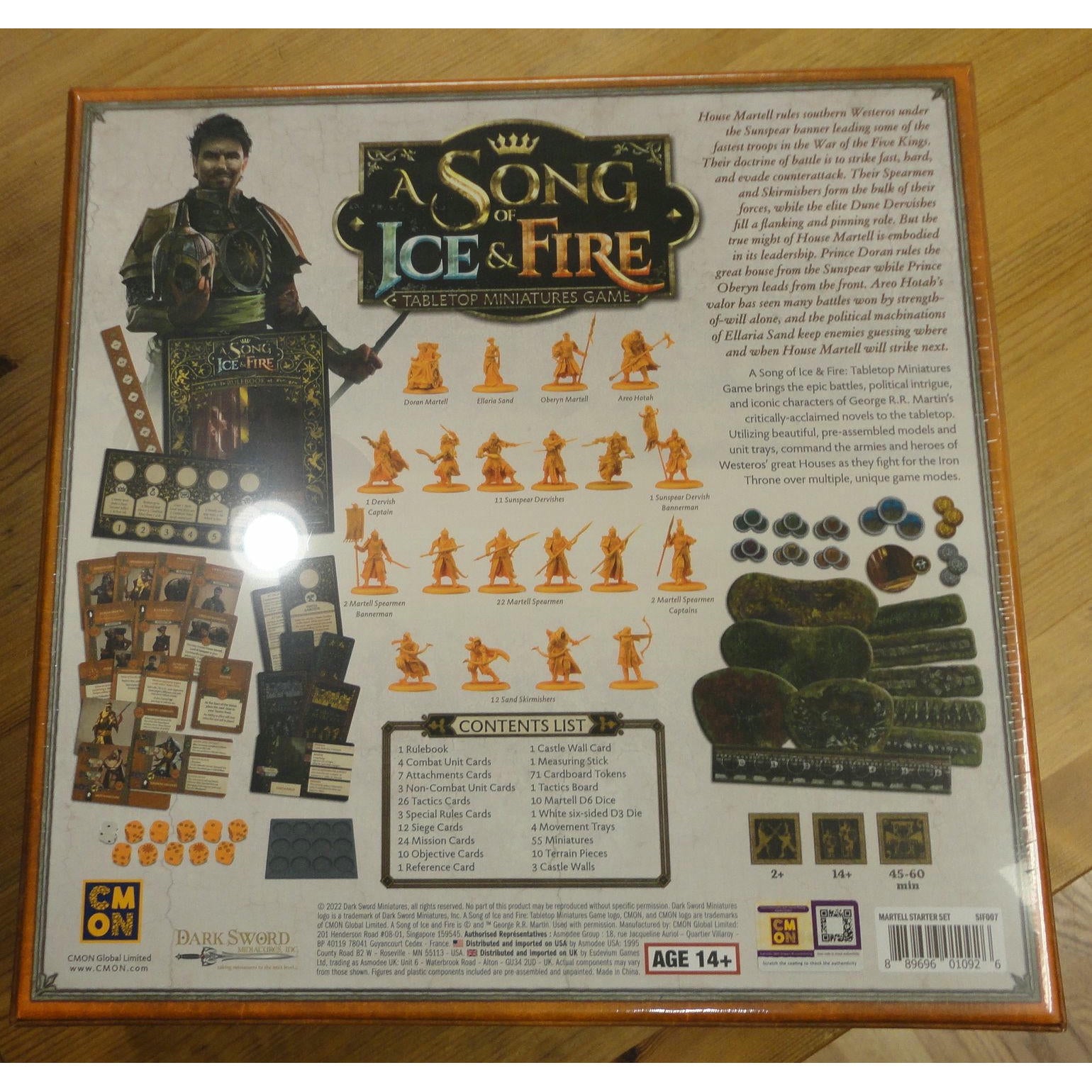 Image of A Song of Fire & Ice Miniatures Game: Martell Starter Set SIF007 Game Thrones