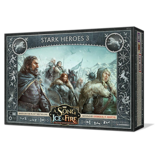 Image of A Song of Fire & Ice Miniatures Game: Stark Heroes 3 Expansion Set COLSIF115 #3