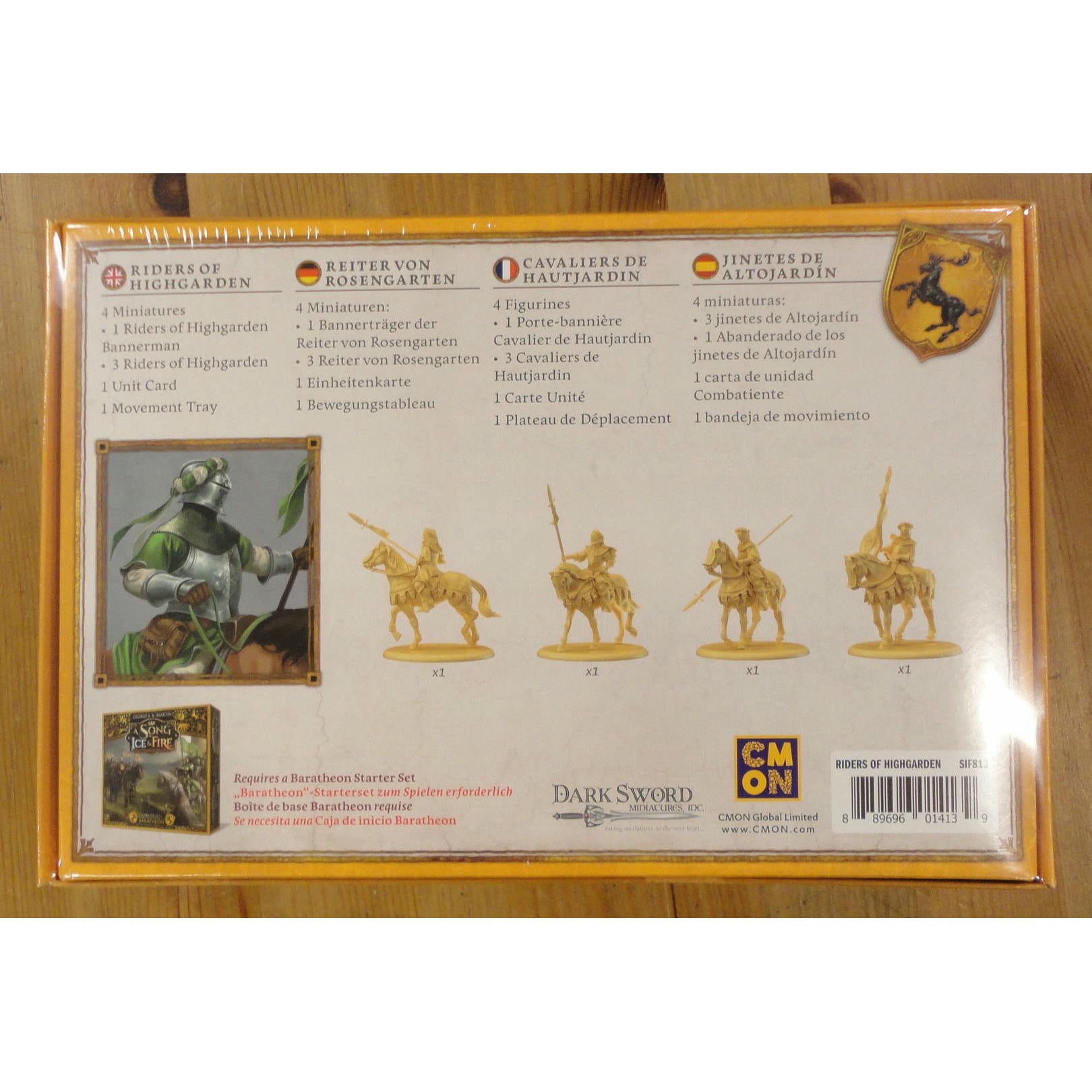 Image of A Song of Fire & Ice Miniatures Game Riders of Highgarden COLSIF1813 Multi-Lang