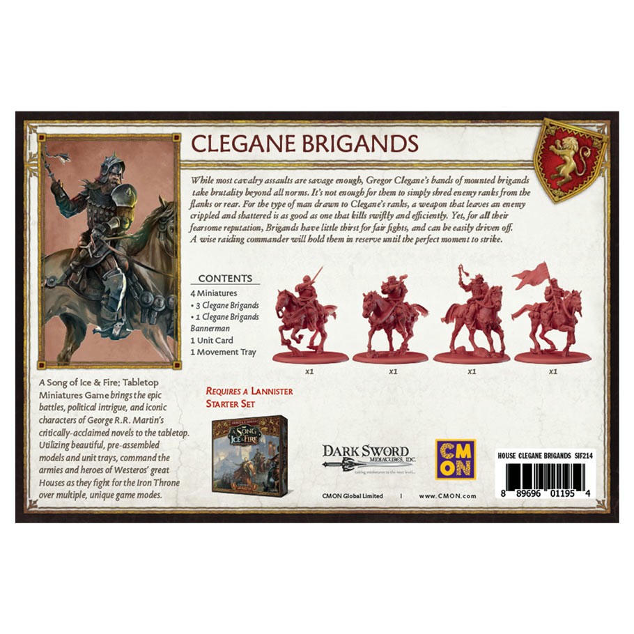 Image of A Song of Fire & Ice Miniatures Game: House Clegane Brigands Expansion COLSIF214