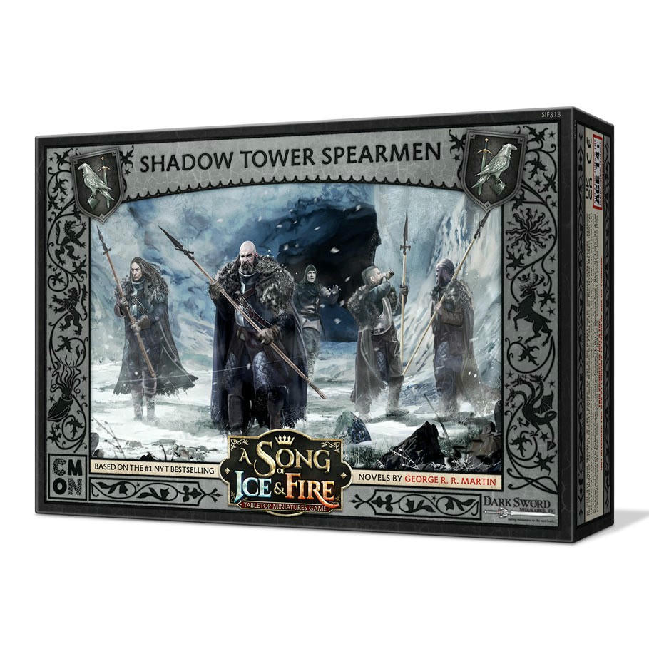 Image of A Song of Fire & Ice Miniatures Game: Night's Watch Shadow Tower Spearmen SIF313