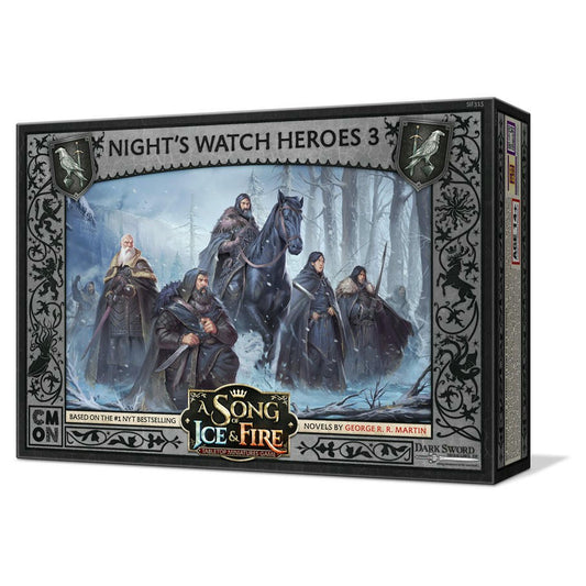 Image of A Song of Fire & Ice Miniatures Game Night's Watch Heroes 3 Expansion Set SIF315