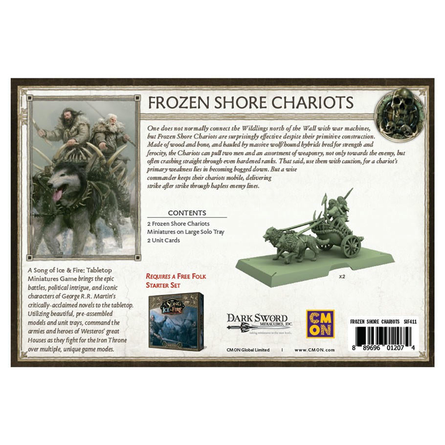 Image of A Song of Fire & Ice Miniatures Game: Free Folk Frozen Shore Chariots SIF411